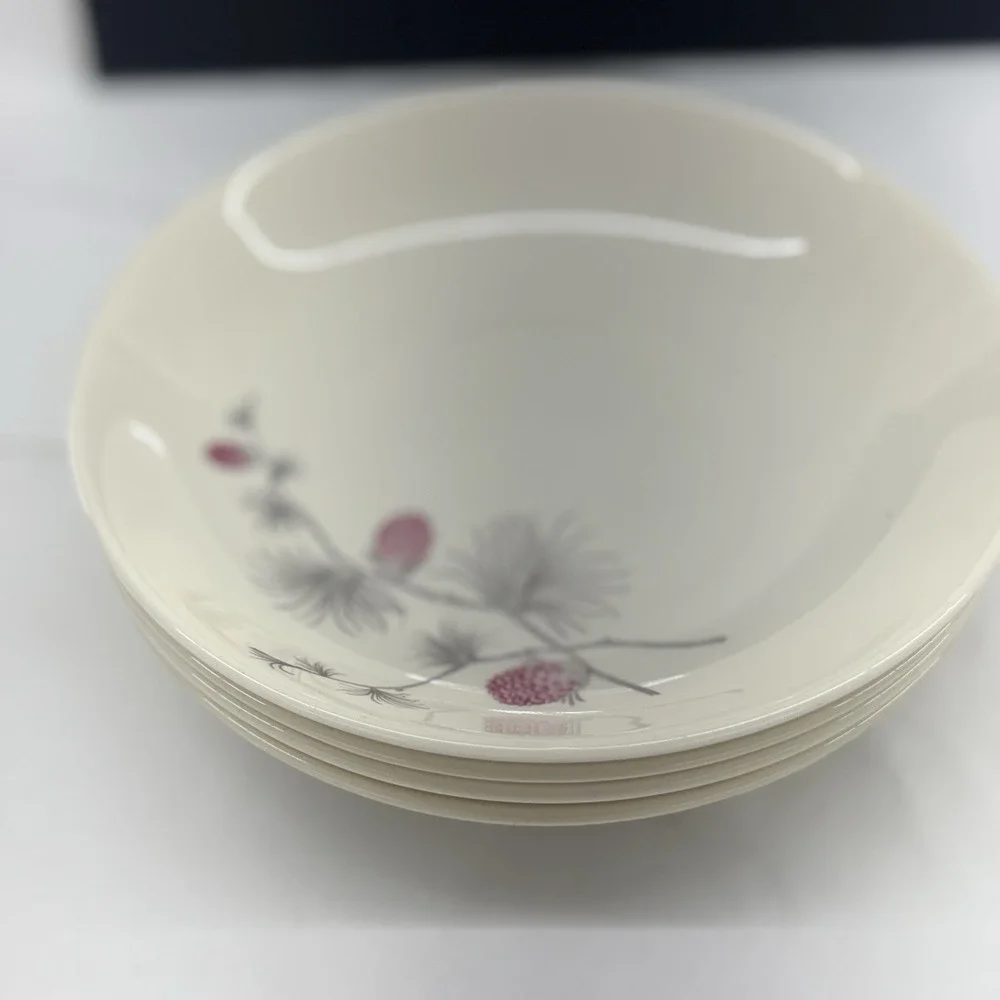 Set Of 4 Vintage Canonsburg Wild Clover Soup Salad Bowl 8